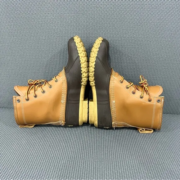 LL Bean Classic Bean Boots GoreTex Lined Womens Rubber Duck Boot Rain Boots Sz 7