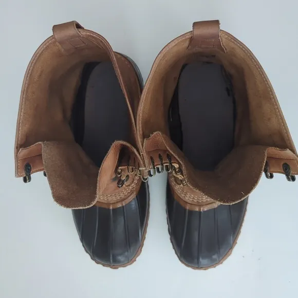 L.L. Bean Maine Gum Shoe 90s Felt Lined Hunting Boots USA Men Size 8