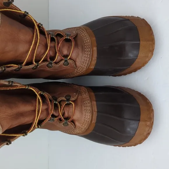 L.L. Bean Maine Gum Shoe 90s Felt Lined Hunting Boots USA Men Size 8