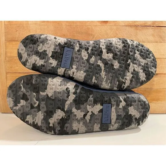 L.L.Bean Mountain Slippers Men's Shoes Carbon Navy Sz 12M
