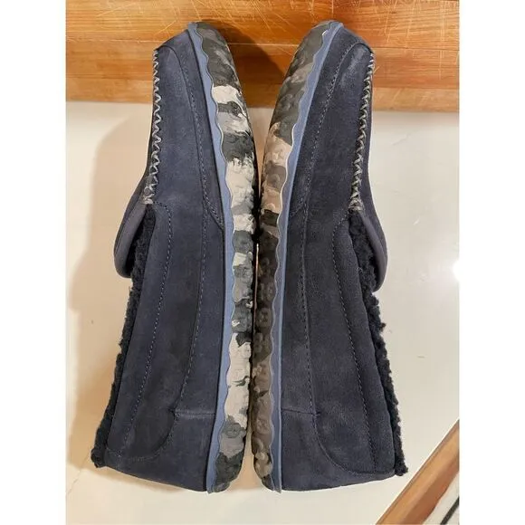 L.L.Bean Mountain Slippers Men's Shoes Carbon Navy Sz 12M