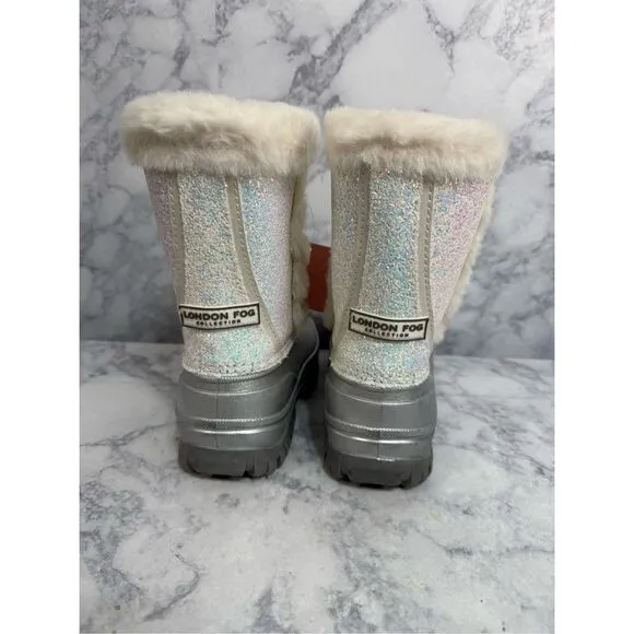 London Fog Girls Snow Boots sz 3 Insulated NEW # K988