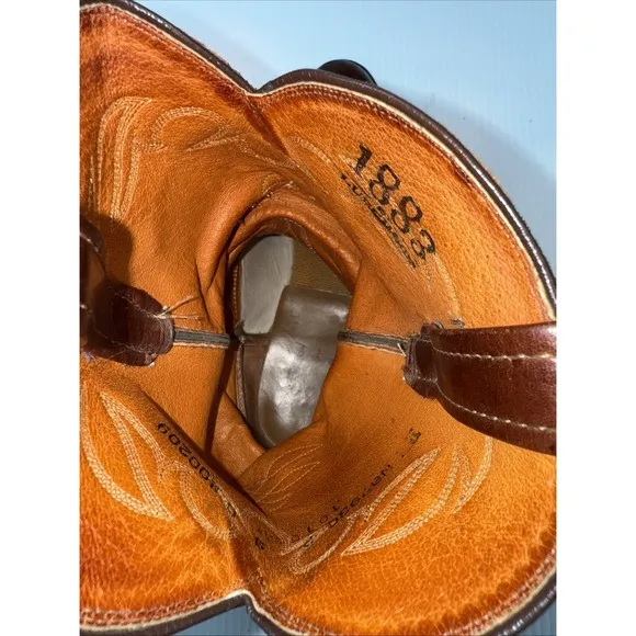 Lucchese 1883 Dark Brown Boots Men 9D 400209