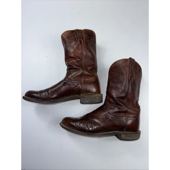 Lucchese 1883 Dark Brown Boots Men 9D 400209