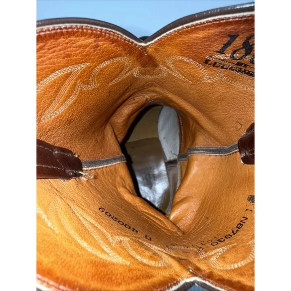 Lucchese 1883 Dark Brown Boots Men 9D 400209