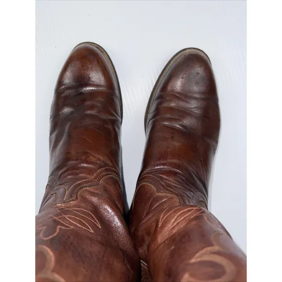 Lucchese 1883 Dark Brown Boots Men 9D 400209