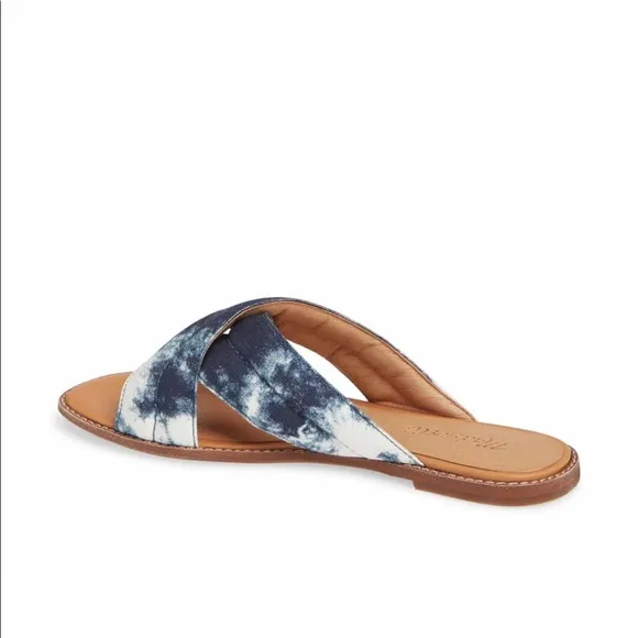 Madewell The Skyler Slide Sandal in Tie-Dye