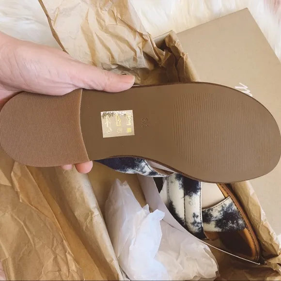Madewell The Skyler Slide Sandal in Tie-Dye