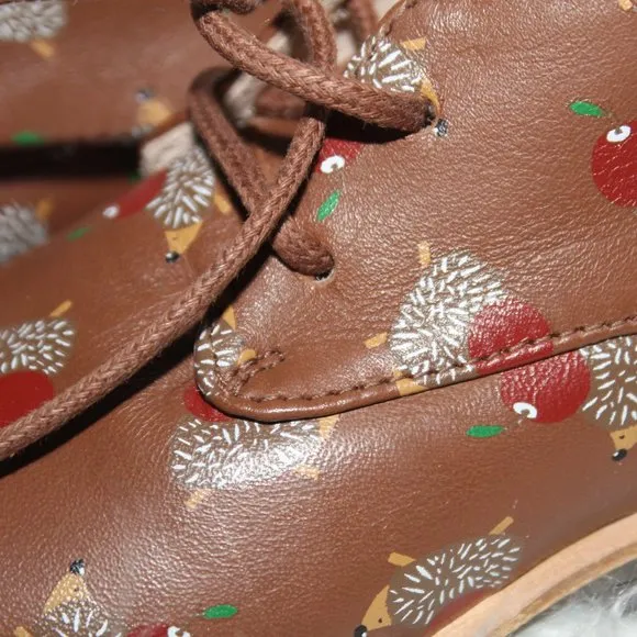 MANUELA De JUAN Handmade Leather baby ankle shoes sz EU 19 (US 3 1/2-4) NEW