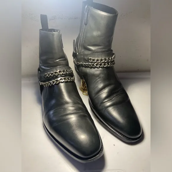 Men Boots leather marca oro made in spain sz 43 / 10