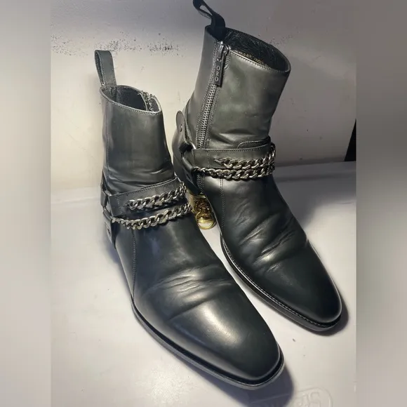 Men Boots leather marca oro made in spain sz 43 / 10