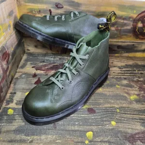 Men Dr Martens Church Quad Green Leather boots size 10 new