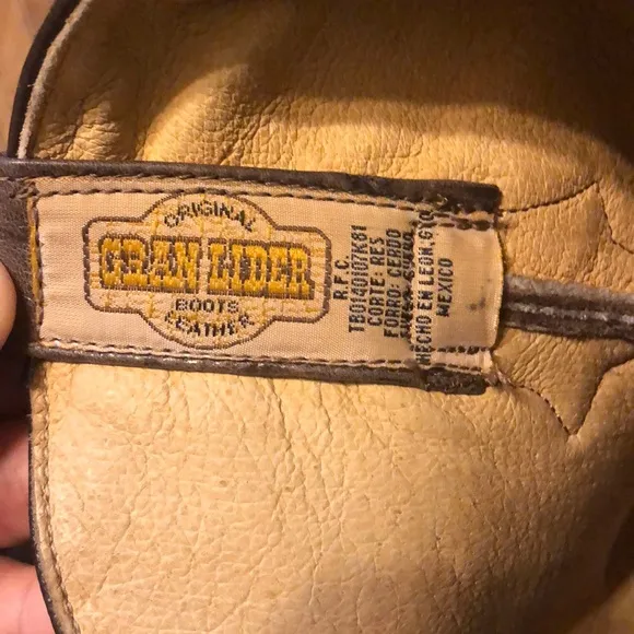 Men eel skin boots
