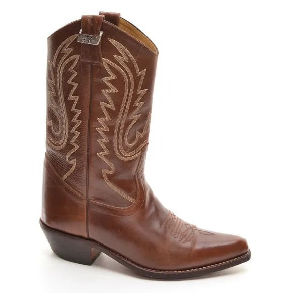 Men JR Custom Hand Made in USA X Toe Cowboy Boots 9 D