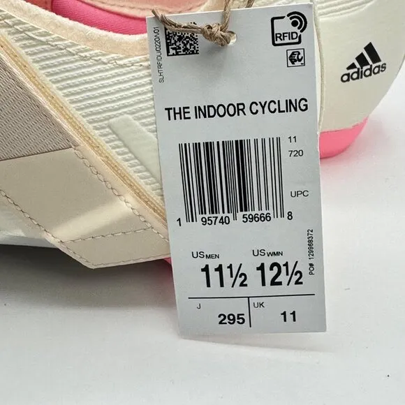 Mens Adidas The Indoor Cycling Shoes Off White Shadow Maroon 3Bolt GX1669 Sz11.5