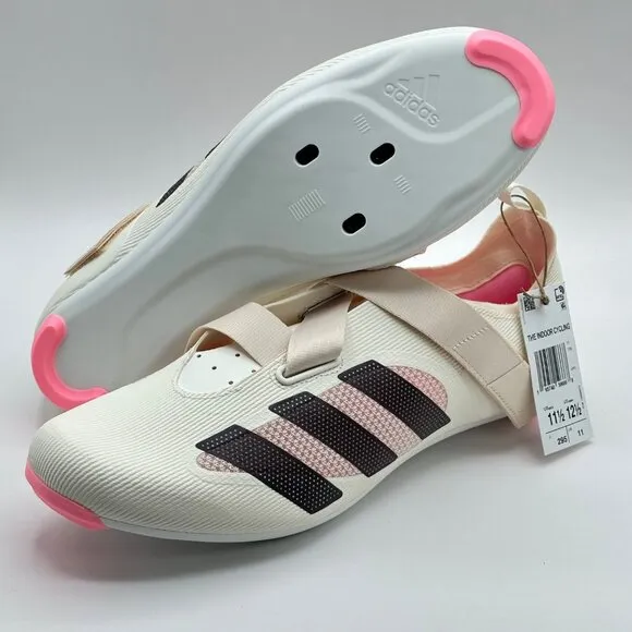 Mens Adidas The Indoor Cycling Shoes Off White Shadow Maroon 3Bolt GX1669 Sz11.5