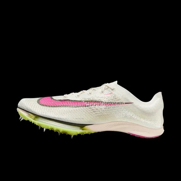 Men's Nike Air Zoom Victory Distance Track Shoes - Sail &amp; Fierce Pink - 11.5 -