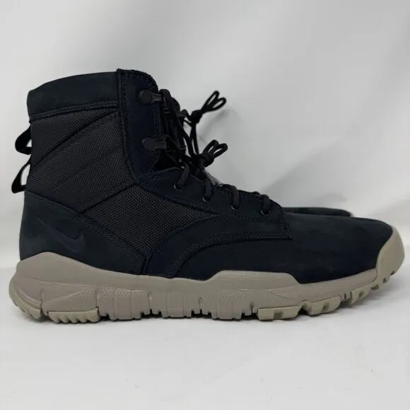 Men's Size 13 Nike SFB 6&quot; NSW 'Black Light Taupe' Leather Boots 862507-002 Rare