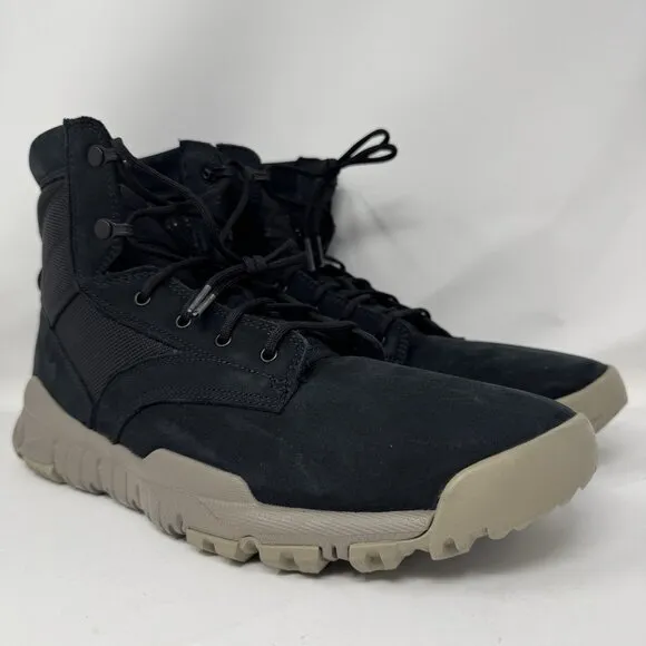 Men's Size 13 Nike SFB 6&quot; NSW 'Black Light Taupe' Leather Boots 862507-002 Rare