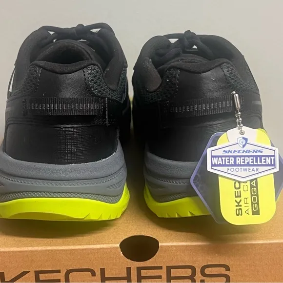 Men’s Skechers Go Run Trail Altitude Shoe Black/Lime Size 8.5 NIB