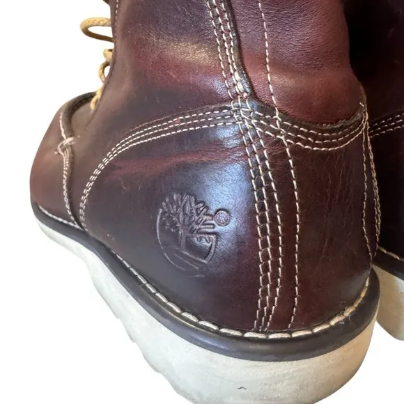 Men’s Timberland Earthkeepers Escape Men Shoes Brown Leather Lace Boots Size 9