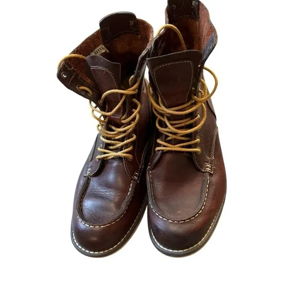 Men’s Timberland Earthkeepers Escape Men Shoes Brown Leather Lace Boots Size 9