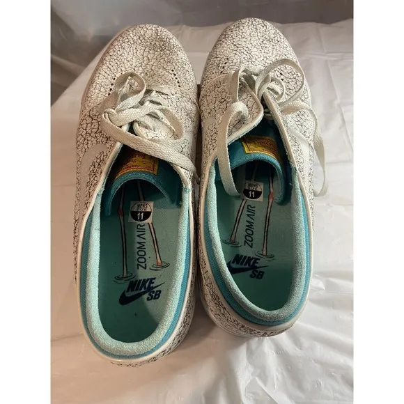 Men's‎ Vintage Nike SB S. Janoski Skateboard Asphalt Pure Platinum- Size 11