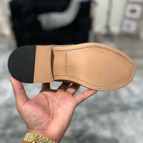 Men's Tan and Gray Dress Shoes