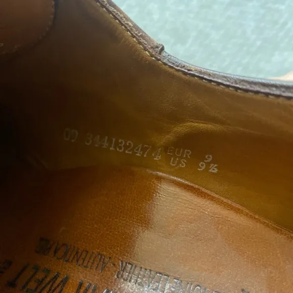 Mephisto Classic Leather Shoes Goodyear Welt Caoutchouc | 9.5 | Air Flex