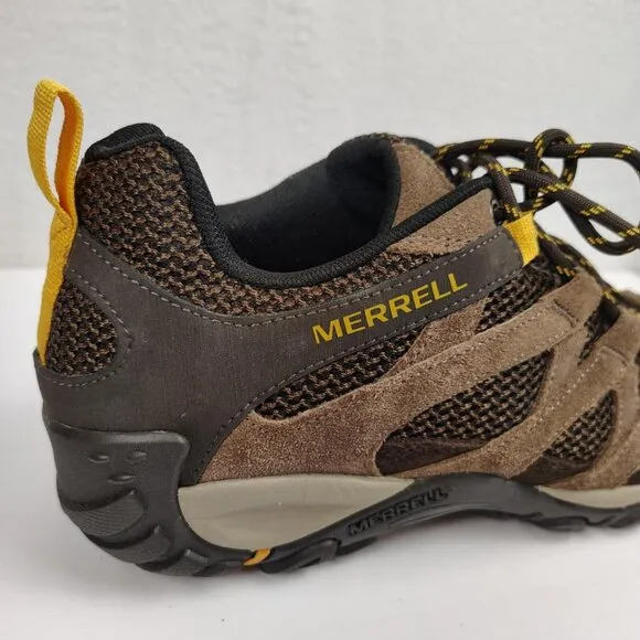 Merrell Hiking Shoes Alverstone Brown Trail Outdoor Mens 9.5 J48531