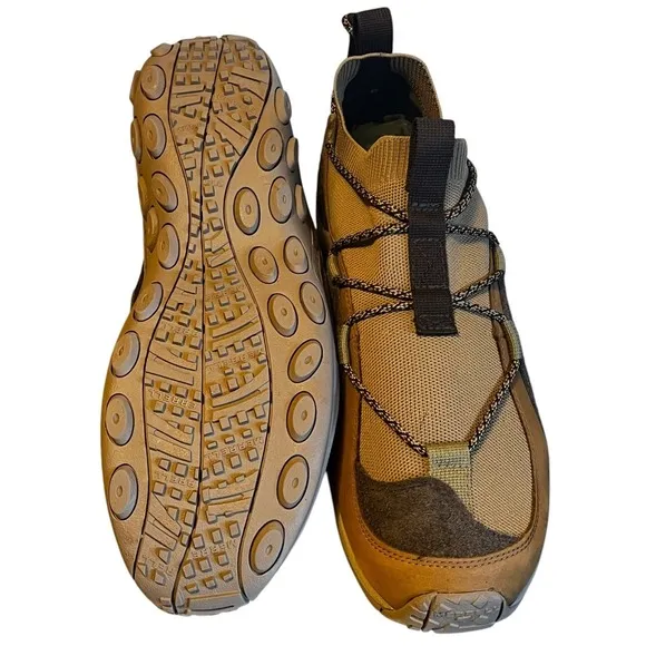Merrell Mens Jungle Moc Explorer Suede Coyote Slip On Shoes Size 13