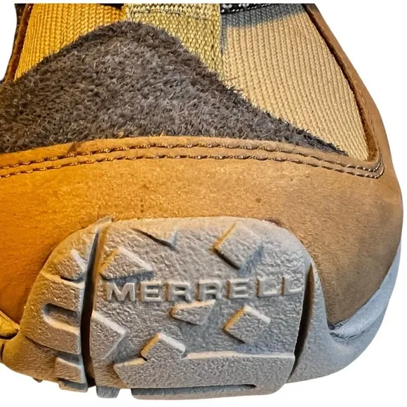 Merrell Mens Jungle Moc Explorer Suede Coyote Slip On Shoes Size 13