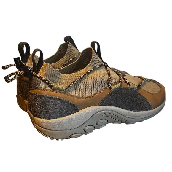 Merrell Mens Jungle Moc Explorer Suede Coyote Slip On Shoes Size 13