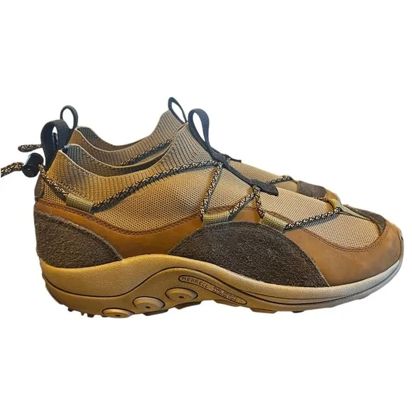 Merrell Mens Jungle Moc Explorer Suede Coyote Slip On Shoes Size 13