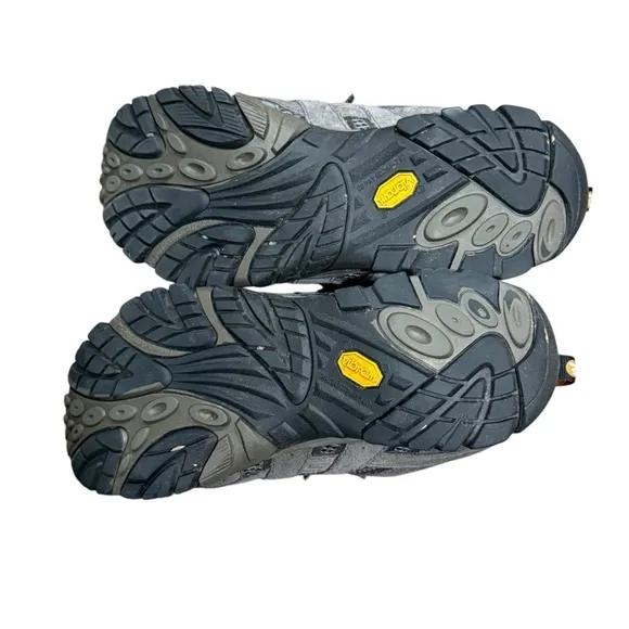 Merrell Moab 2 Vented Hiking Shoes Men’s 10.5 Outdoor Waterproof Beluga Gray