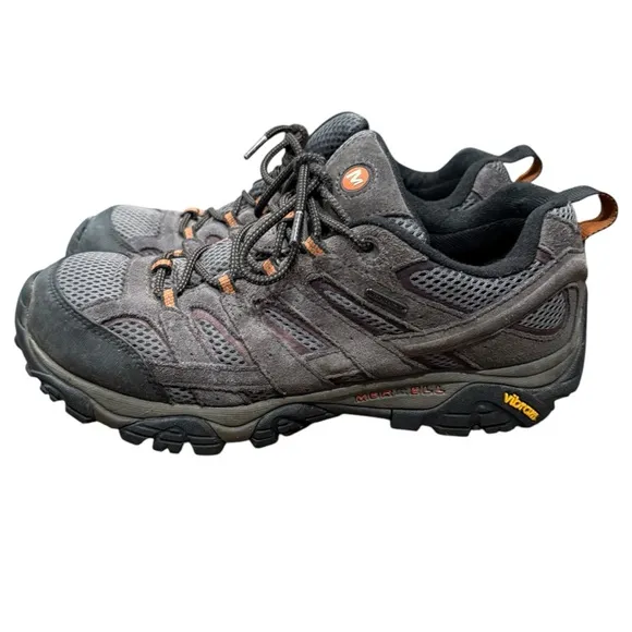 Merrell Moab 2 Vented Hiking Shoes Men’s 10.5 Outdoor Waterproof Beluga Gray
