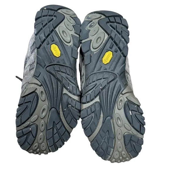 Merrell Moab 2 Vented Hiking Shoes Men’s 10.5 Outdoor Waterproof Beluga Gray