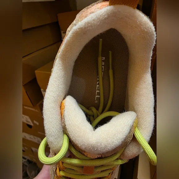 Merrell Moab 3 Bliss Hiking Shoes - Tan and Orange