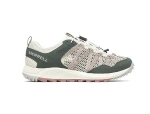 Merrell Women's Wildwood Aerosport Medium Width Oyster/Burlwood Mesh J067734
