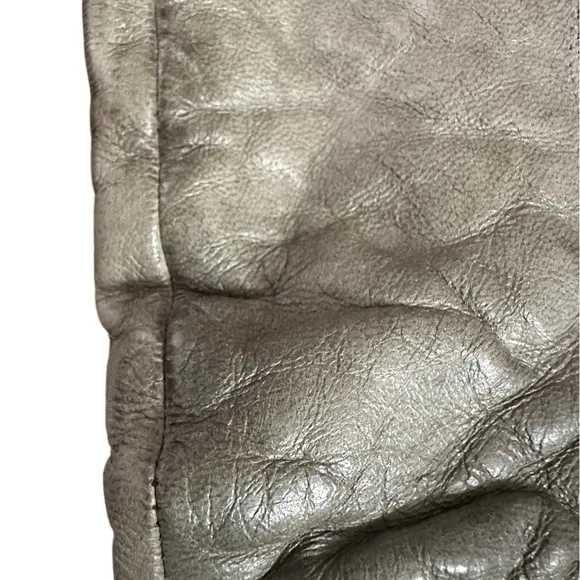 MIZ MOOZ Shelley Buttery Soft  Scrunched Tall Zip Green Gray Boots 10 New Flaw