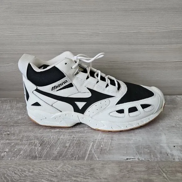 Mizuno Vintage Eliminator Mid 9KV-67309 FV66MWH Mens US 11 Indoor Court Shoe 90s