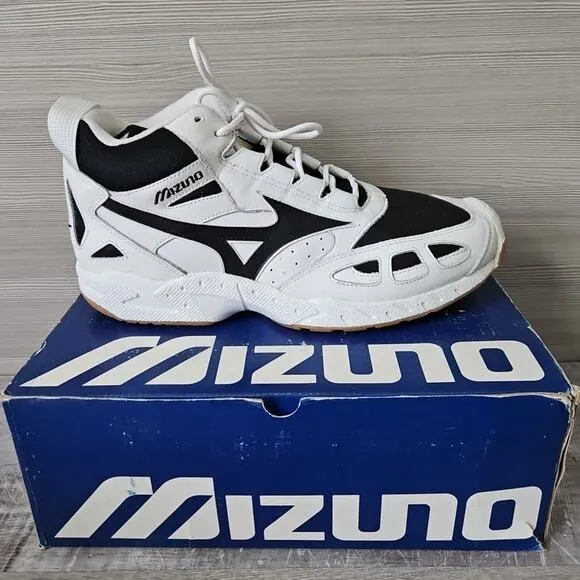 Mizuno Vintage Eliminator Mid 9KV-67309 FV66MWH Mens US 11 Indoor Court Shoe 90s