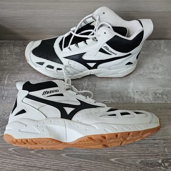 Mizuno Vintage Eliminator Mid 9KV-67309 FV66MWH Mens US 11 Indoor Court Shoe 90s