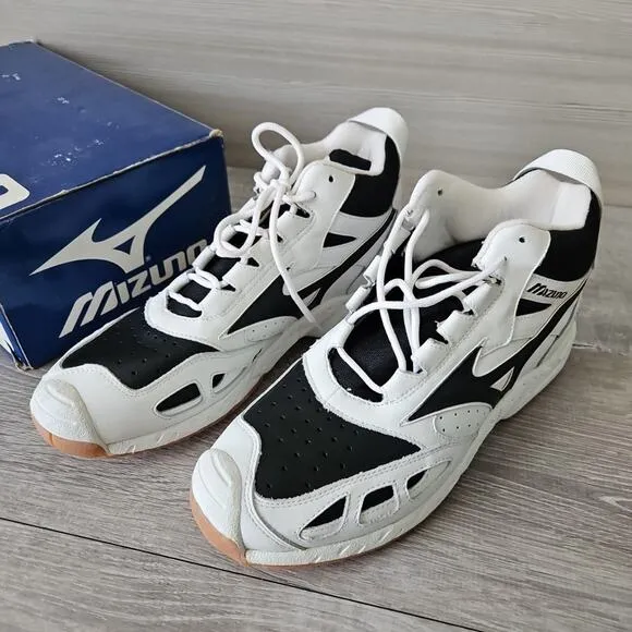 Mizuno Vintage Eliminator Mid 9KV-67309 FV66MWH Mens US 11 Indoor Court Shoe 90s