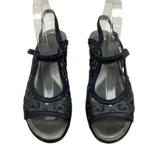 Naot Deluxe Laser-Cut Wedge Sandals