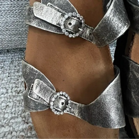 Naot Kate Rhinestone Crystal Buckle Sandal