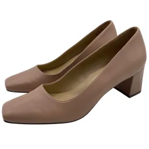 Naturalizer Womens Shoes Karina Pumps 8.5 Gingersnap Leather Tan Neutral Classic
