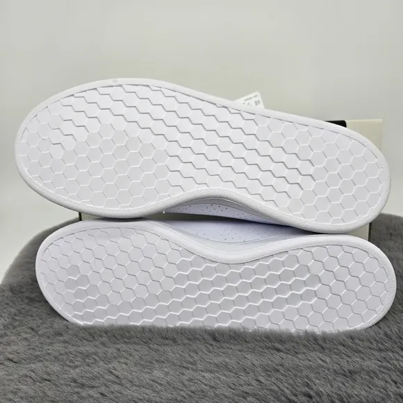 New adidas Advantage 'White Bliss Lilac' Women's Shoes Size 8.5