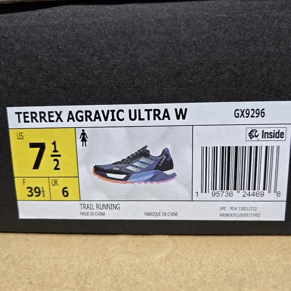 New adidas Terrex Agravic Ultra Women's Trail Running Shoes Size 7.5