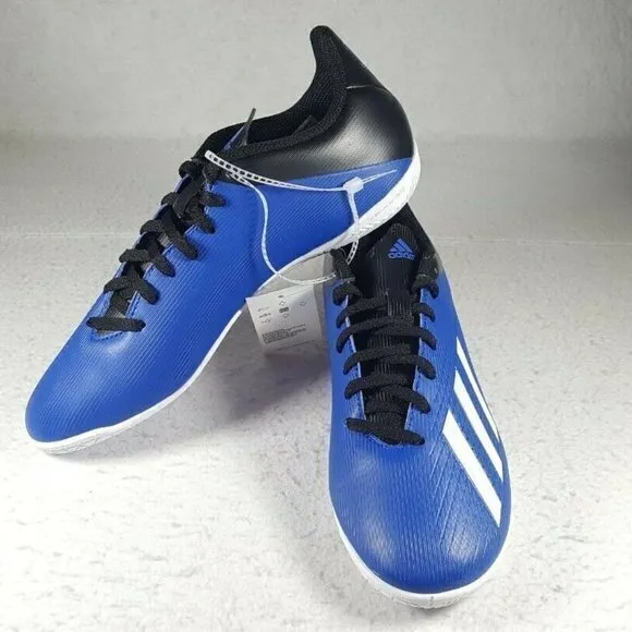 New‎ Adidas X 19.4 Indoor Soccer Football Shoes Team Royal Blue EF1619 Mens Sz 7